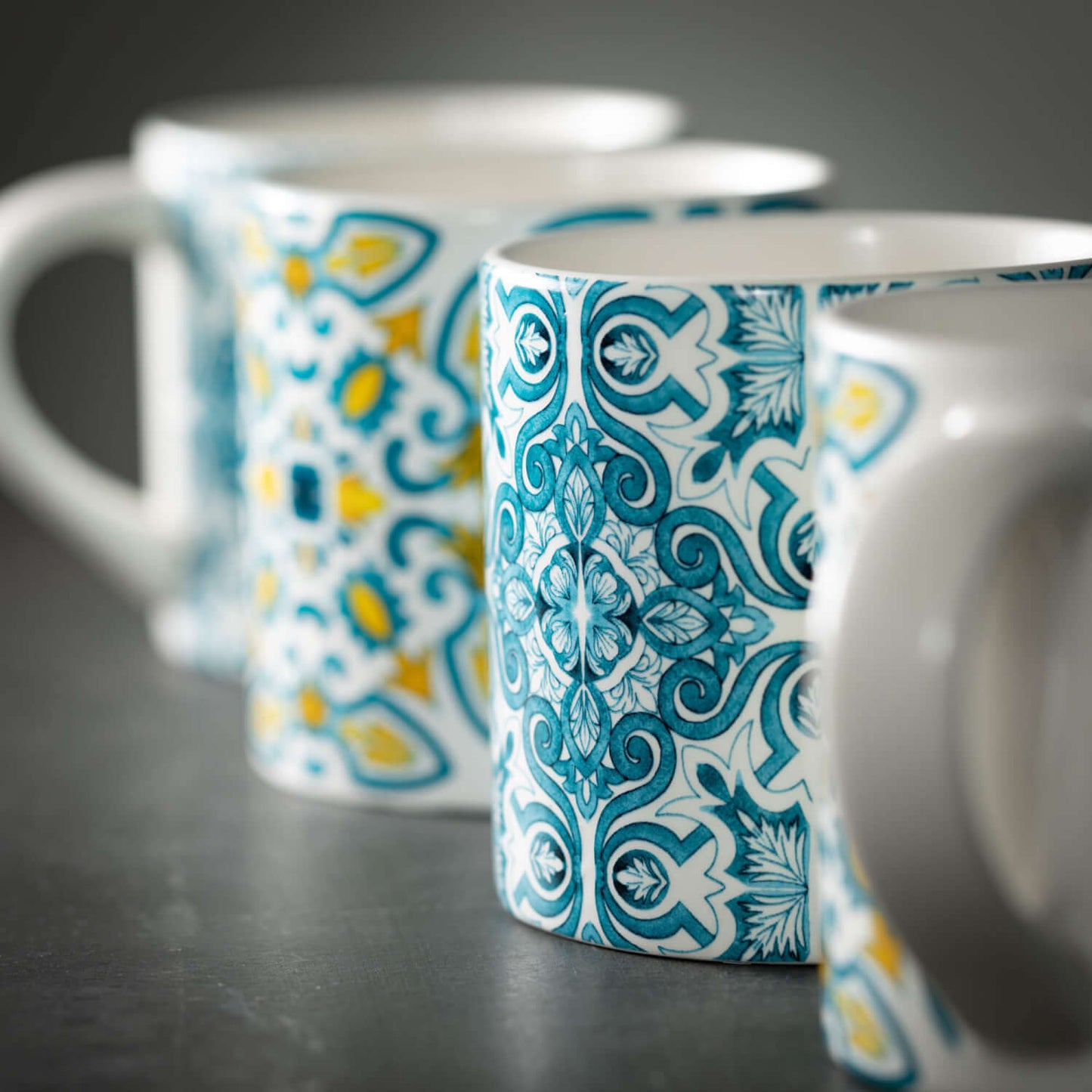 Portuguese Print Mug - Set of 12