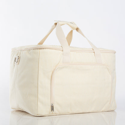 Stripes Box Cooler - Pastel Yellow