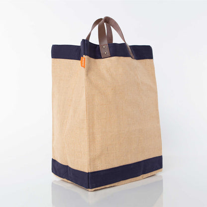 Jute Market Bag - Navy