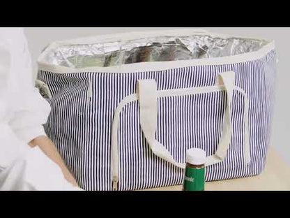 Stripes Box Cooler - Gray