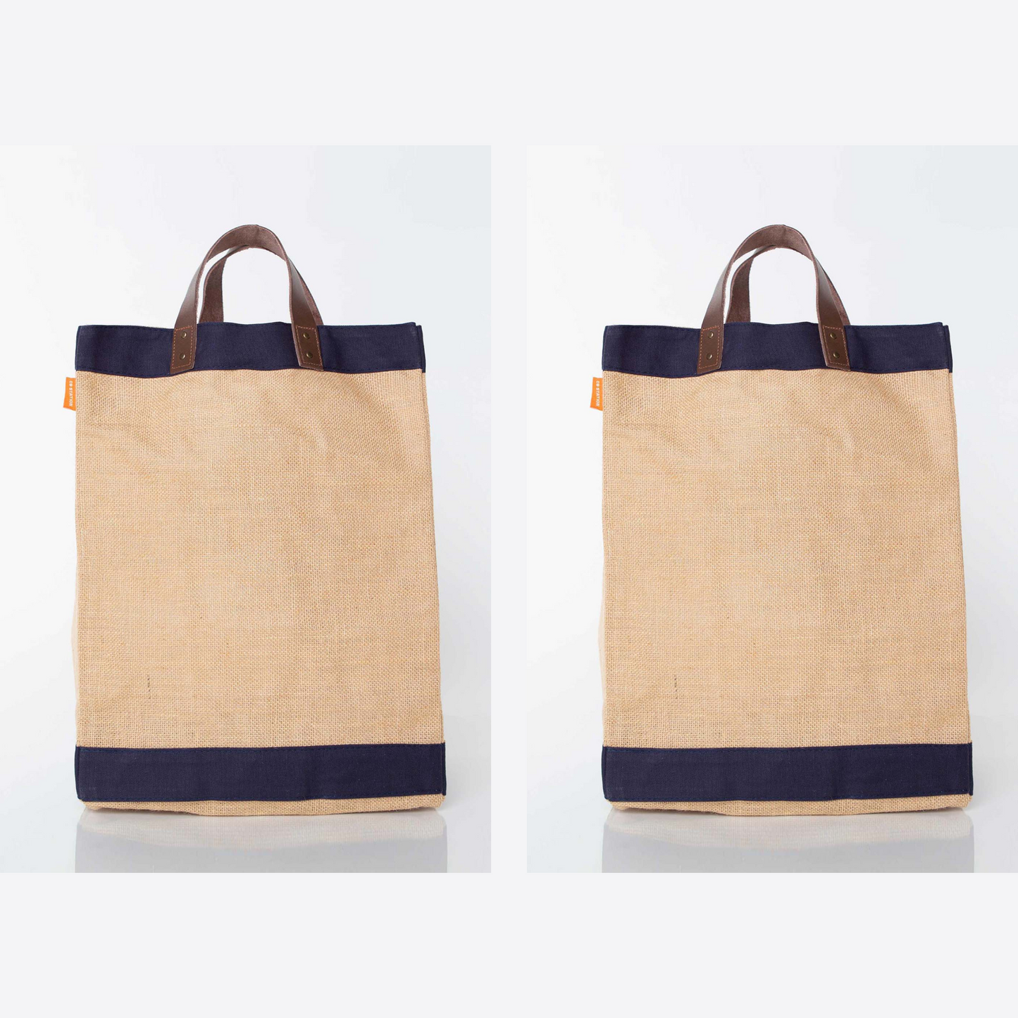 Jute Market Bag - Navy