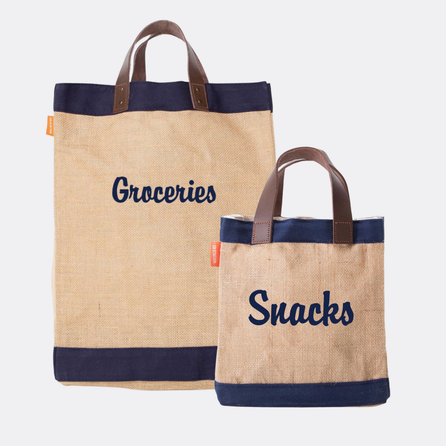 Jute Mini & Market Bag - Navy