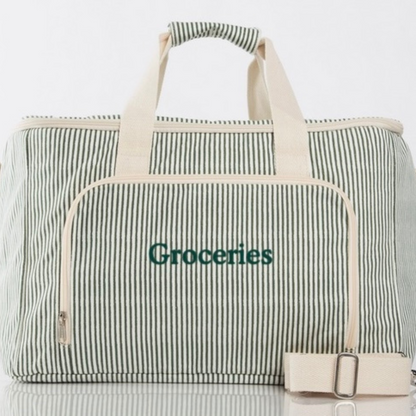 Stripes Box Cooler - Myrtle Green